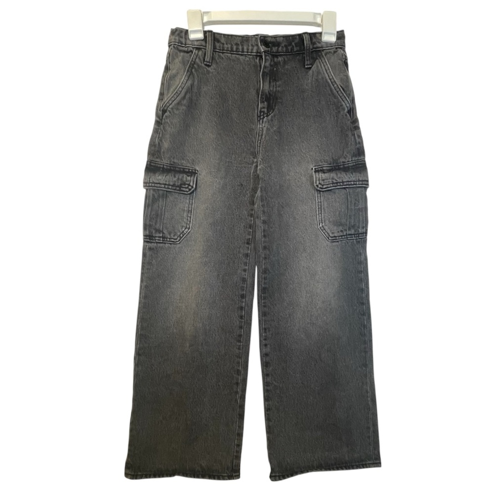 Old Navy Gray Flare & Wide Leg Jeans Size 14 (Girl) EUC